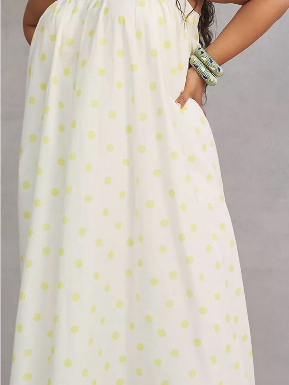 Women's Anthropologie WHIT TWO Maxi Dress - Polka Dots